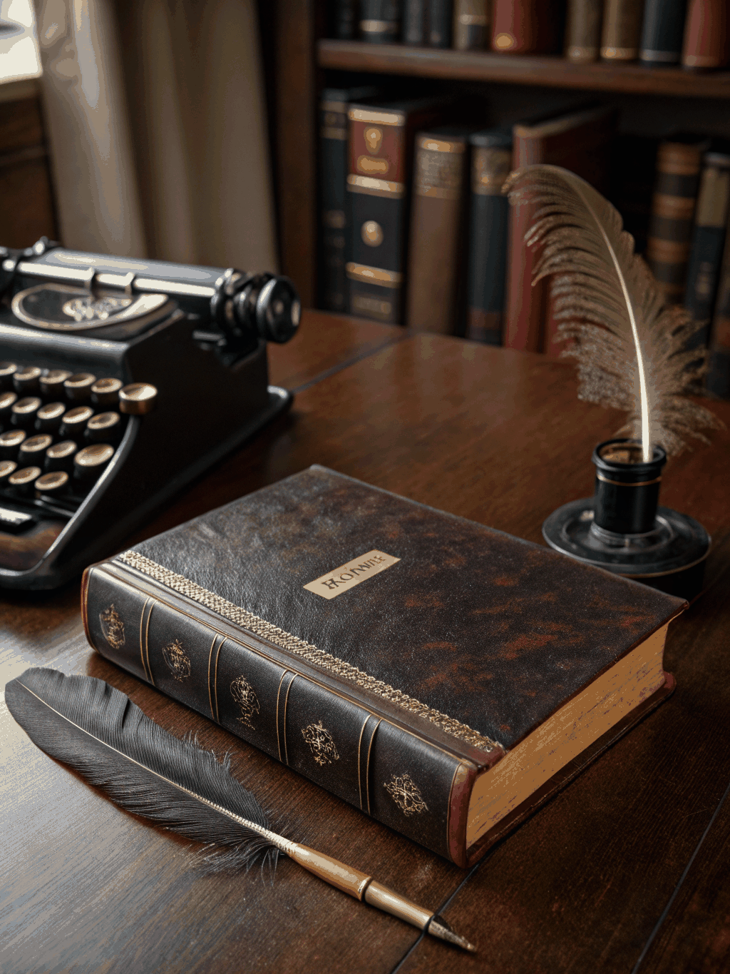 Cover of The Broken Gavel book on a dark desk